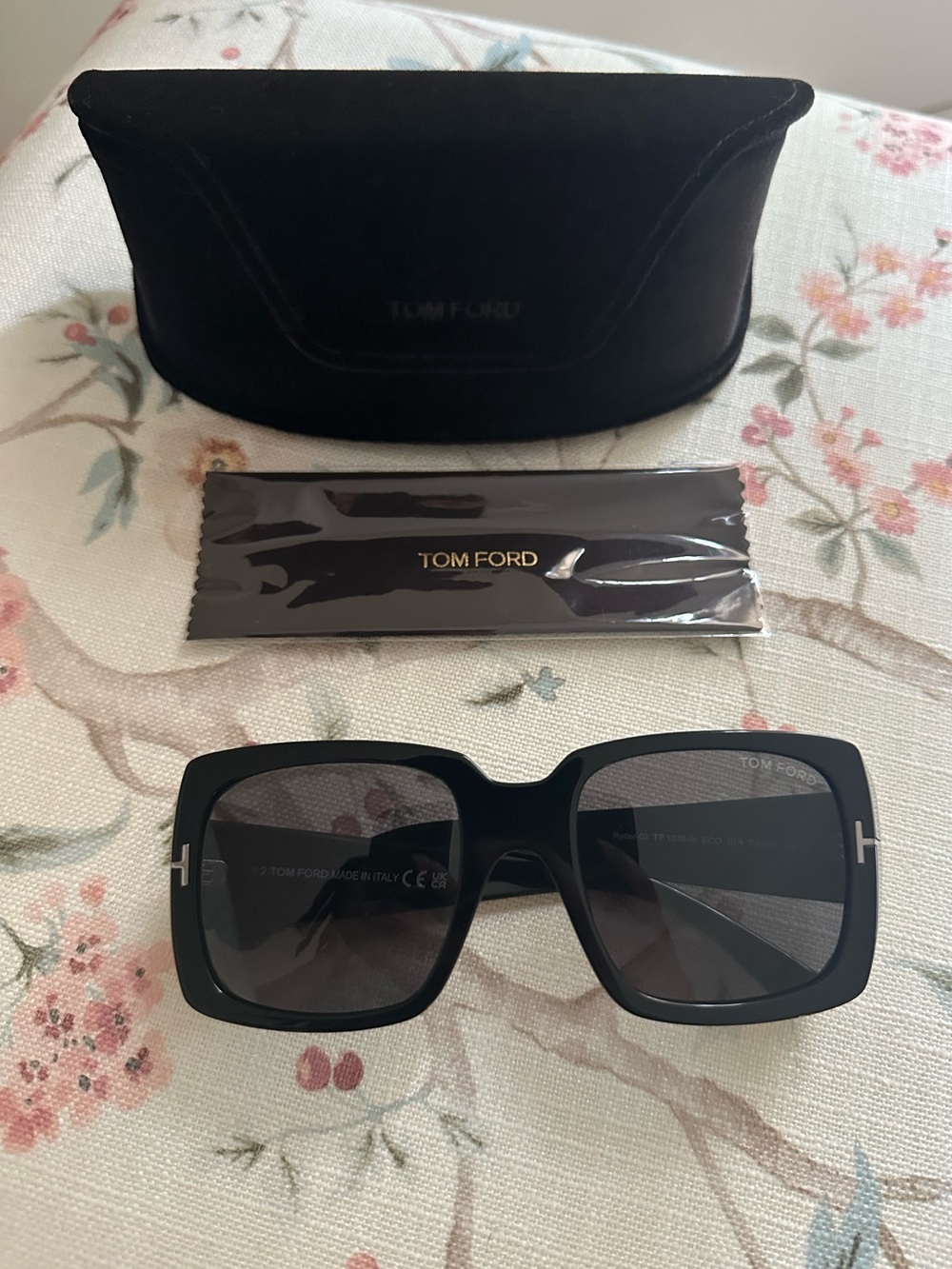 Tom Ford Ryder-02 square sunglasses; New with case
